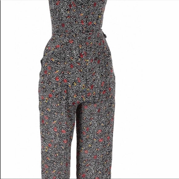Greylin black floral jumpsuit - Picture 3 of 3